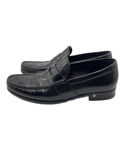 LOUIS VUITTON（ルイ ヴィトン）LOUIS VUITTON (ルイ ヴィトン) コインローファー ブラック サイズ:6の古着・服飾アイテム