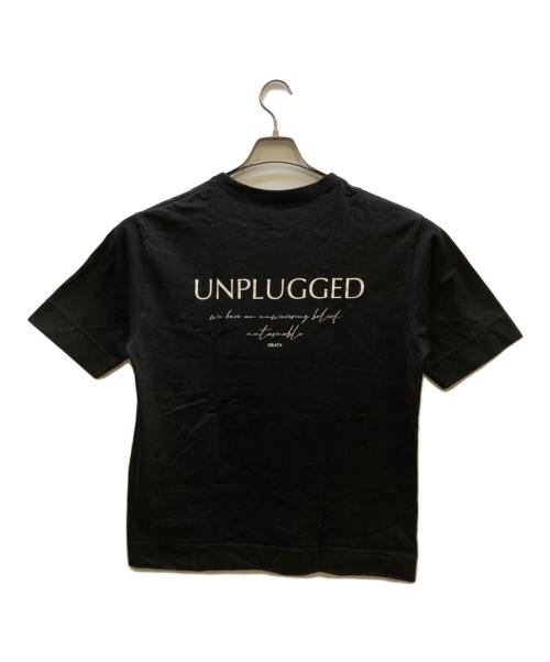 orata（オラータ）orata (オラータ) UNPLUGGED BACK T ブラック サイズ:1の古着・服飾アイテム