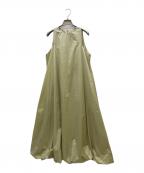 TODAYFULトゥデイフル）の古着「Backslit Balloon Dress」｜グリーン