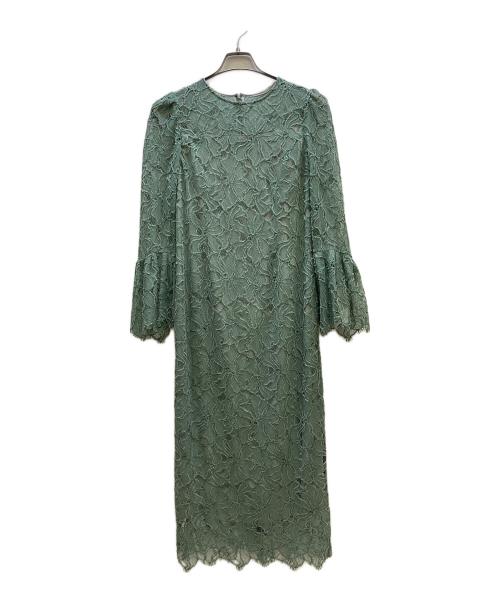 masaco teranishi（マサコテラニシ）masaco teranishi (マサコテラニシ) Lewisia Dress グリーン サイズ:36 未使用品の古着・服飾アイテム