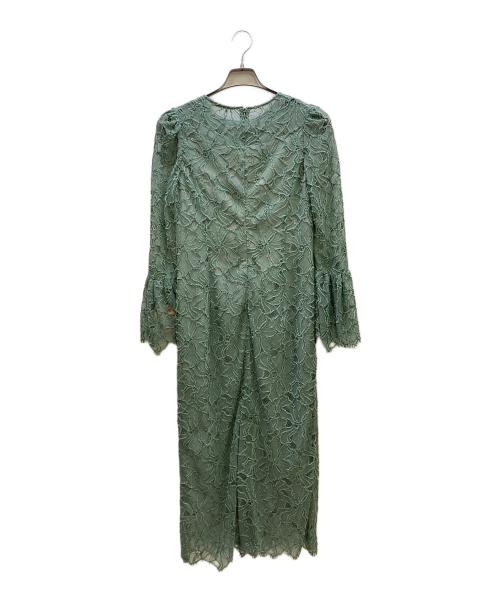 masaco teranishi（マサコテラニシ）masaco teranishi (マサコテラニシ) Lewisia Dress グリーン サイズ:36 未使用品の古着・服飾アイテム