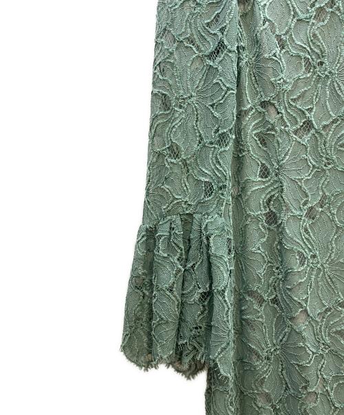 masaco teranishi（マサコテラニシ）masaco teranishi (マサコテラニシ) Lewisia Dress グリーン サイズ:36 未使用品の古着・服飾アイテム
