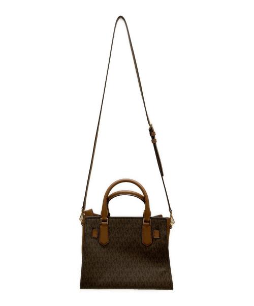 MICHAEL KORS（マイケルコース）MICHAEL KORS (マイケルコース) 2WAYバッグ ブラウンの古着・服飾アイテム