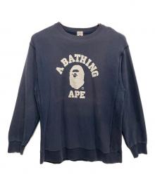 A BATHING APE（アベイシングエイプ）の古着「スウェット」｜ネイビー