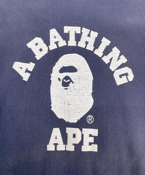 A BATHING APE（アベイシングエイプ）A BATHING APE (アベイシングエイプ) スウェット ネイビー サイズ:Lの古着・服飾アイテム