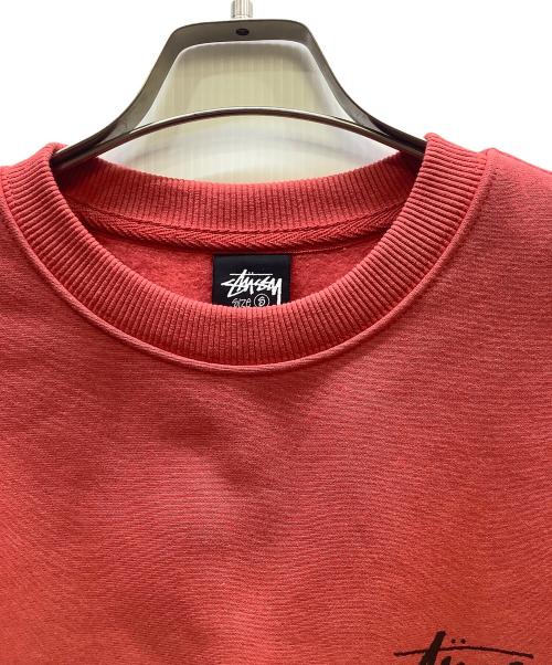 stussy（ステューシー）stussy (ステューシー) スウェット レッド サイズ:Sの古着・服飾アイテム
