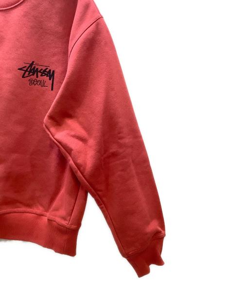 stussy（ステューシー）stussy (ステューシー) スウェット レッド サイズ:Sの古着・服飾アイテム