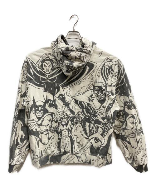 MARVEL（マーベル）MARVEL (マーベル) KITH (キス) プルオーバーパーカー ホワイト サイズ:Lの古着・服飾アイテム