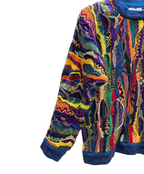 Coogi（クージー）COOGI (クージー) 3Dニット ブルー サイズ:SSの古着・服飾アイテム