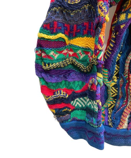 Coogi（クージー）COOGI (クージー) 3Dニット ブルー サイズ:SSの古着・服飾アイテム