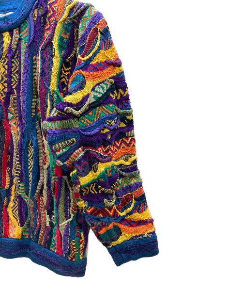 Coogi（クージー）COOGI (クージー) 3Dニット ブルー サイズ:SSの古着・服飾アイテム
