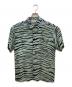 Star OF HOLLYWOOD（スターオブハリウッド）の古着「HIGH DENSITY RAYON OPEN SHIRT “TIGER”」｜スカイブルー