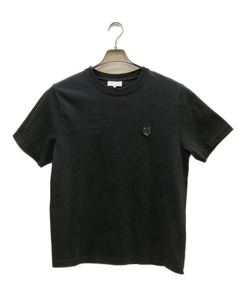 maison kitsune（メゾンキツネ）maison kitsune (メゾンキツネ) 半袖カットソー ブラック サイズ:Sの古着・服飾アイテム