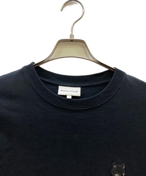 maison kitsune（メゾンキツネ）maison kitsune (メゾンキツネ) 半袖カットソー ブラック サイズ:Sの古着・服飾アイテム
