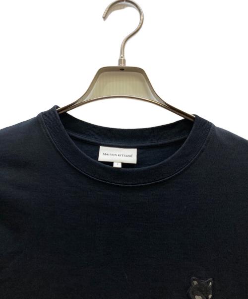 maison kitsune（メゾンキツネ）maison kitsune (メゾンキツネ) クラフト フォックス コンフォート Tシャツ ブラック サイズ:Sの古着・服飾アイテム
