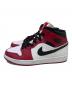 NIKE (ナイキ) ハイカットスニーカー ホワイト×レッド サイズ:27：17000円