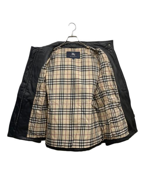 BURBERRY LONDON（バーバリーロンドン）BURBERRY LONDON (バーバリーロンドン) 羊革ダッフルコート ブラック サイズ:46の古着・服飾アイテム