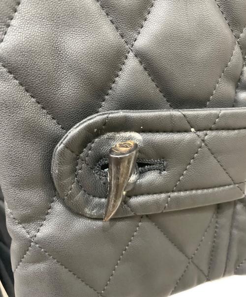 BURBERRY LONDON（バーバリーロンドン）BURBERRY LONDON (バーバリーロンドン) 羊革ダッフルコート ブラック サイズ:46の古着・服飾アイテム
