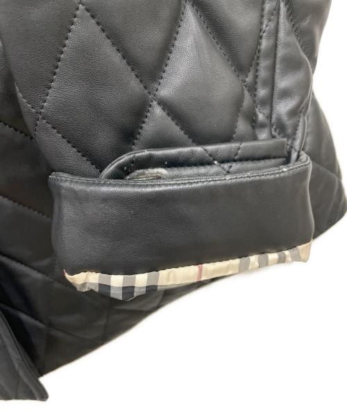 BURBERRY LONDON（バーバリーロンドン）BURBERRY LONDON (バーバリーロンドン) 羊革ダッフルコート ブラック サイズ:46の古着・服飾アイテム