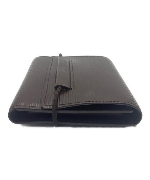 LOUIS VUITTON（ルイ ヴィトン）LOUIS VUITTON (ルイ ヴィトン) ポルトフォイユ エラスティック　3つ折り財布 ノワ-ルの古着・服飾アイテム