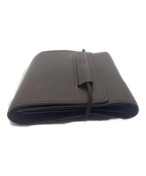 LOUIS VUITTON（ルイ ヴィトン）LOUIS VUITTON (ルイ ヴィトン) ポルトフォイユ エラスティック　3つ折り財布 ノワ-ルの古着・服飾アイテム