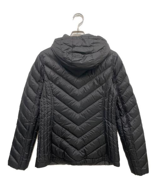 MICHAEL KORS（マイケルコース）MICHAEL KORS (マイケルコース) リバーシブル ダウンジャケット（Reversible Printed Nylon Packable Puffer Jacket） ブラック サイズ:XSの古着・服飾アイテム