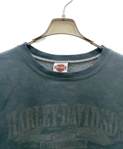 HARLEY-DAVIDSON（ハーレーダビッドソン）HARLEY-DAVIDSON (ハーレーダビッドソン) スウェット グリーン サイズ:XLの古着・服飾アイテム