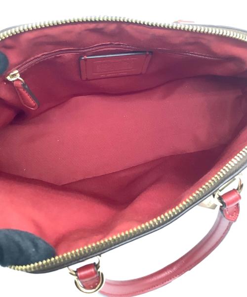 COACH（コーチ）COACH (コーチ) シグネチャー ケイティサッチェル 2WAYショルダーバッグ ブラウンの古着・服飾アイテム
