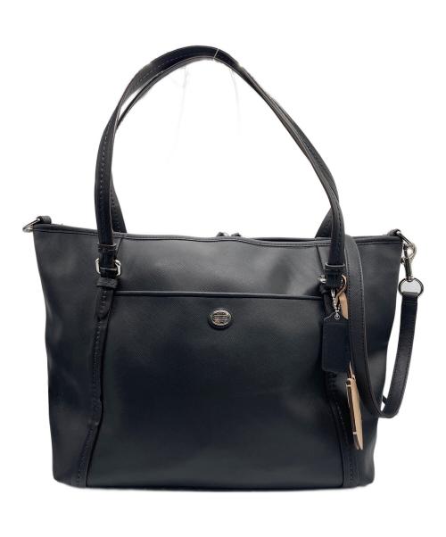 COACH（コーチ）COACH (コーチ) ペイトン レザー トートバッグ ブラック サイズ:表記なしの古着・服飾アイテム