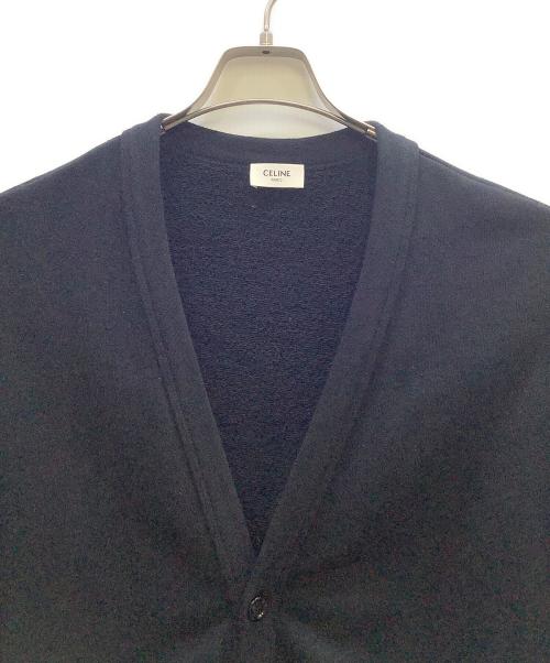 CELINE（セリーヌ）CELINE (セリーヌ) CELINEプリント ルーズカーディガン ブラック サイズ:Mの古着・服飾アイテム