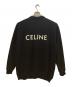 CELINE (セリーヌ) CELINEプリント ルーズカーディガン ブラック サイズ:M：80000円