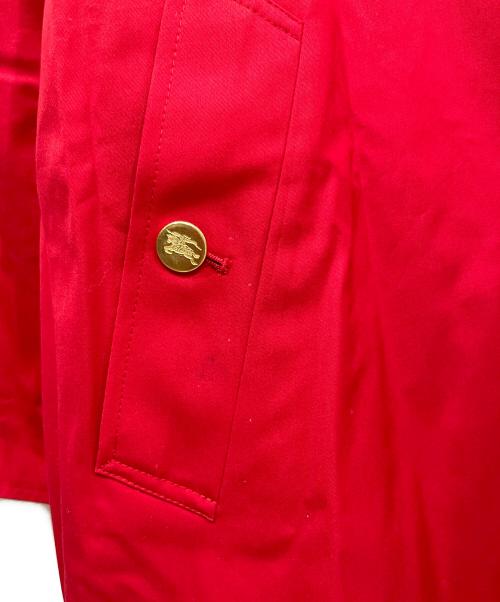 BURBERRY LONDON（バーバリーロンドン）BURBERRY LONDON (バーバリーロンドン) シングルコート レッド サイズ:Lの古着・服飾アイテム