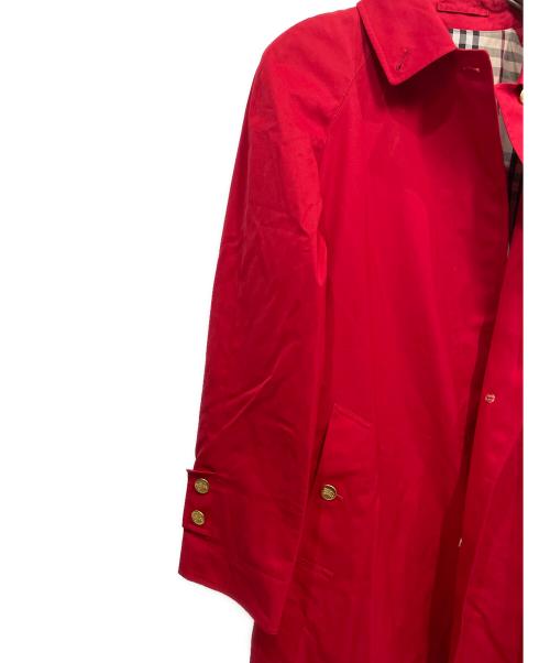 BURBERRY LONDON（バーバリーロンドン）BURBERRY LONDON (バーバリーロンドン) シングルコート レッド サイズ:Lの古着・服飾アイテム