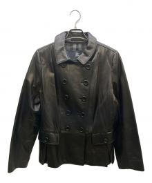 BURBERRY LONDON（バーバリーロンドン）の古着「レザージャケット」｜ブラック
