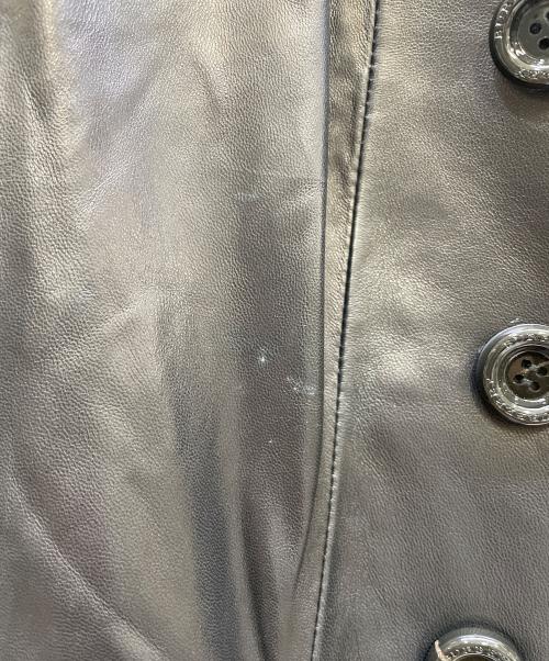 BURBERRY LONDON（バーバリーロンドン）BURBERRY LONDON (バーバリーロンドン) レザージャケット ブラック サイズ:44の古着・服飾アイテム