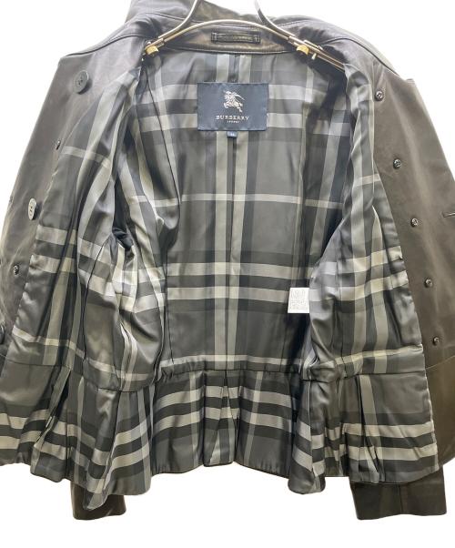 BURBERRY LONDON（バーバリーロンドン）BURBERRY LONDON (バーバリーロンドン) レザージャケット ブラック サイズ:44の古着・服飾アイテム
