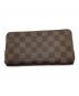 LOUIS VUITTON (ルイ ヴィトン) ダミエ ラウンドファスナージッピーウォレット ブラウン：10000円