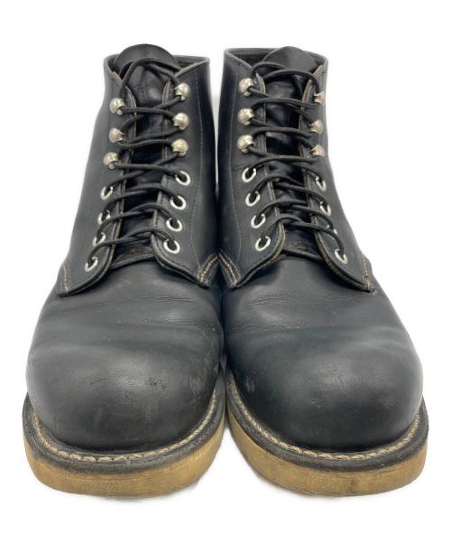 RED WING（レッドウィング）RED WING (レッドウィング) 編上げブーツ ブラック サイズ:SIZE 9の古着・服飾アイテム