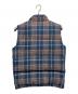 THE NORTH FACE (ザ ノース フェイス) Harris Tweed (ハリスツイード) ウールダウンベスト ベージュ×ブルー サイズ:S：8000円