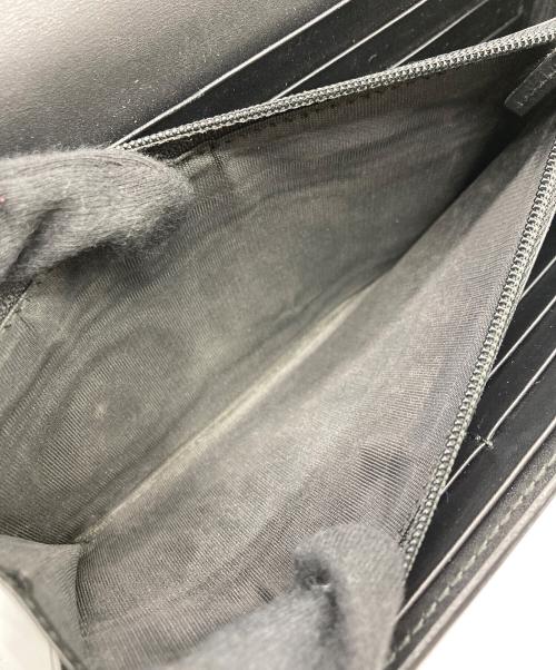 GUCCI（グッチ）GUCCI (グッチ) インターロッキングG／長財布 ブラックの古着・服飾アイテム