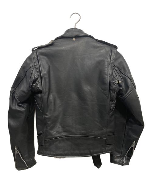Schott（ショット）Schott (ショット) ダブルライダースジャケット ブラック サイズ:34の古着・服飾アイテム
