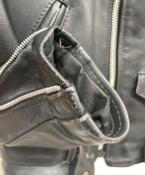Schott（ショット）Schott (ショット) ダブルライダースジャケット ブラック サイズ:34の古着・服飾アイテム
