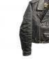 中古・古着 HARLEY-DAVIDSON (ハーレーダビッドソン) レザーライダースジャケット ブラック サイズ:M：18000円