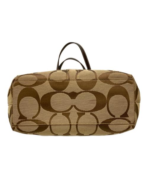 COACH（コーチ）COACH (コーチ) シグネチャートートバッグ ブラウンの古着・服飾アイテム