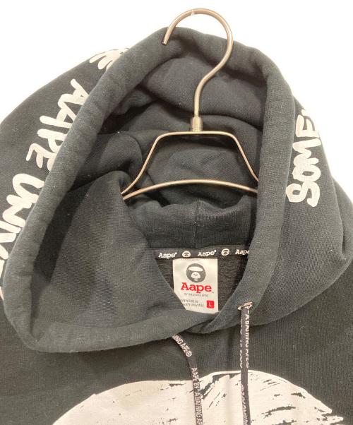 A BATHING APE（アベイシングエイプ）A BATHING APE (アベイシングエイプ) プルオーバーパーカー ブラック サイズ:Lの古着・服飾アイテム