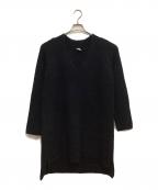HERMESエルメス）の古着「Vネックヤクウールニットワンピース」｜ブラック