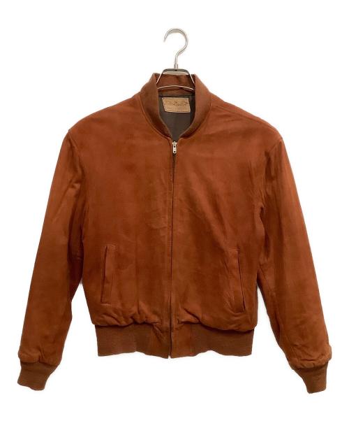 LEATHER GARMENT（レザー ガーメント）LEATHER GARMENT (レザー ガーメント) シングルライダースジャケット ブラウン サイズ:記載なしの古着・服飾アイテム