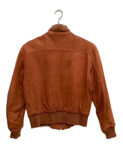 LEATHER GARMENT（レザー ガーメント）LEATHER GARMENT (レザー ガーメント) シングルライダースジャケット ブラウン サイズ:記載なしの古着・服飾アイテム