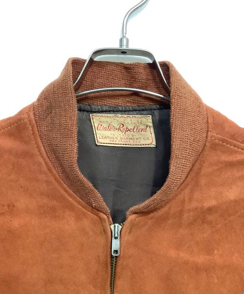 LEATHER GARMENT（レザー ガーメント）LEATHER GARMENT (レザー ガーメント) シングルライダースジャケット ブラウン サイズ:記載なしの古着・服飾アイテム