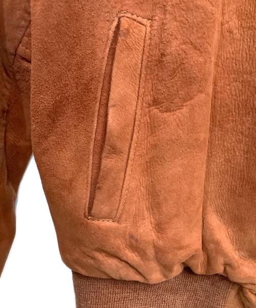 LEATHER GARMENT（レザー ガーメント）LEATHER GARMENT (レザー ガーメント) シングルライダースジャケット ブラウン サイズ:記載なしの古着・服飾アイテム